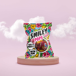 Paquet Sucettes Smiley Pops tutti frutti 200g